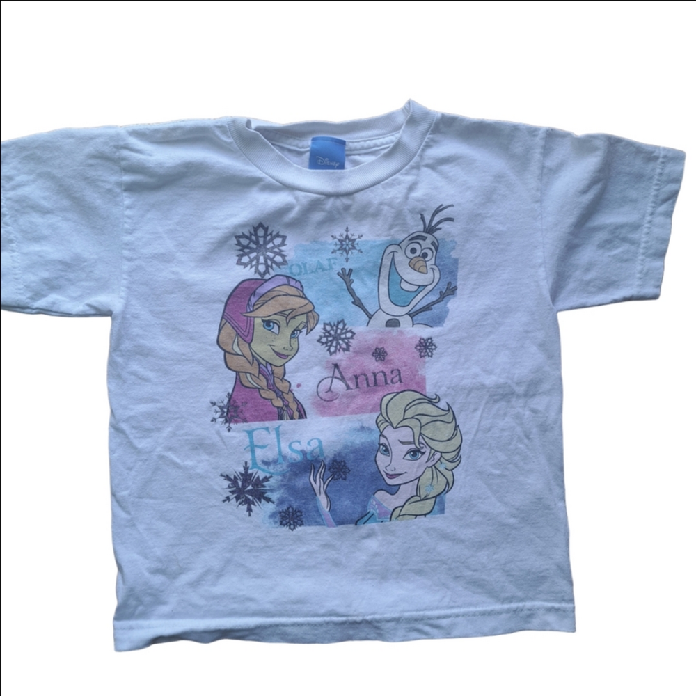3/20$ Disney Frozen T-Shirt – Anna, Elsa & Olaf – Size 5